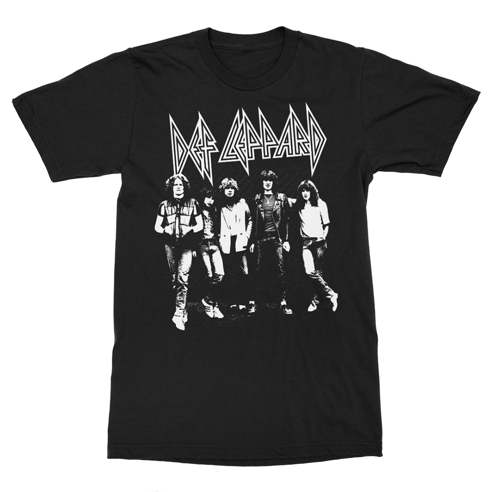 Def Leppard グラフィックTシャツ Mサイズ ブラックメイドインUSA Leppard T-Shirt - Def Leppard Official Store