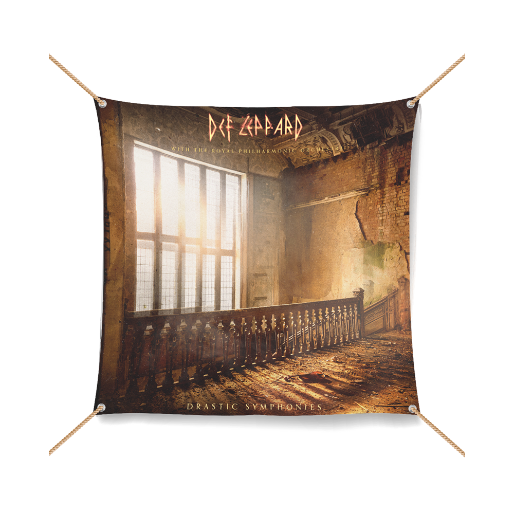 Drastic Symphonies Wall Flag