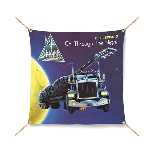 On Through The Night Wall Flag Def Leppard Official Store