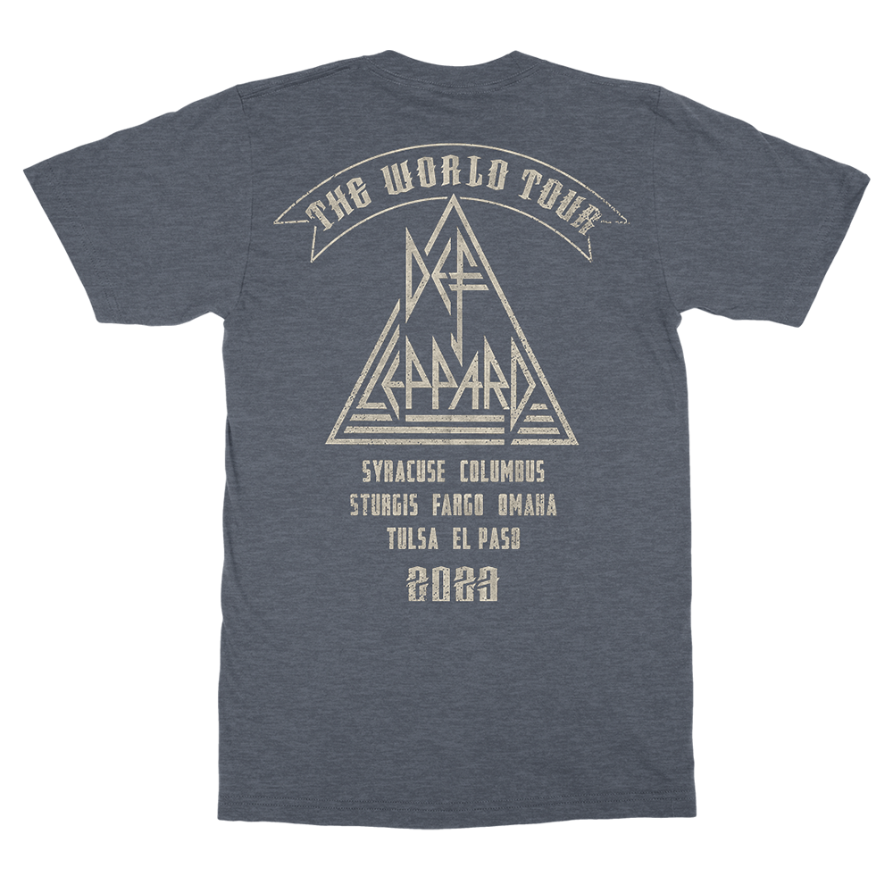 Rock Brigade Grey Tour T-Shirt Back