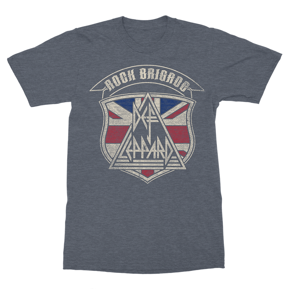 Rock Brigade Grey Tour T-Shirt Front