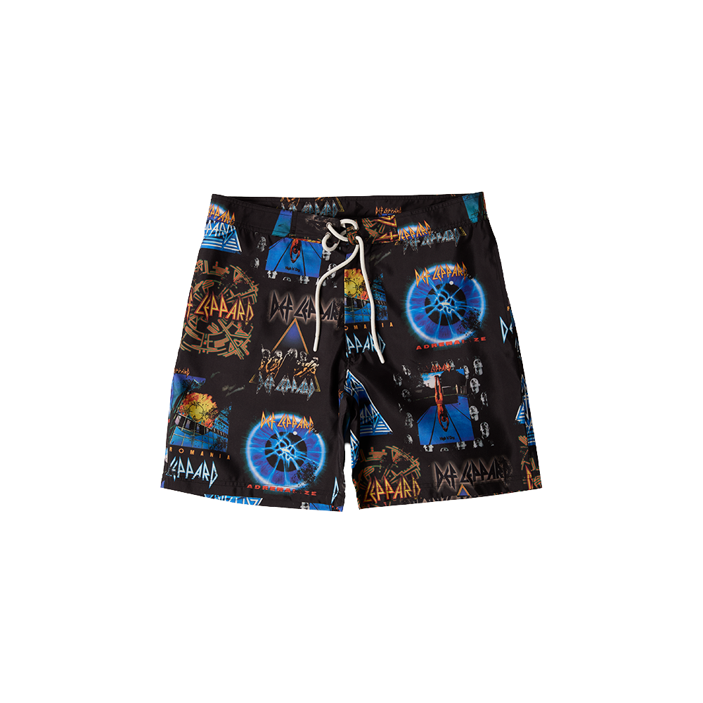 Def Leppard Covers Board Shorts Front