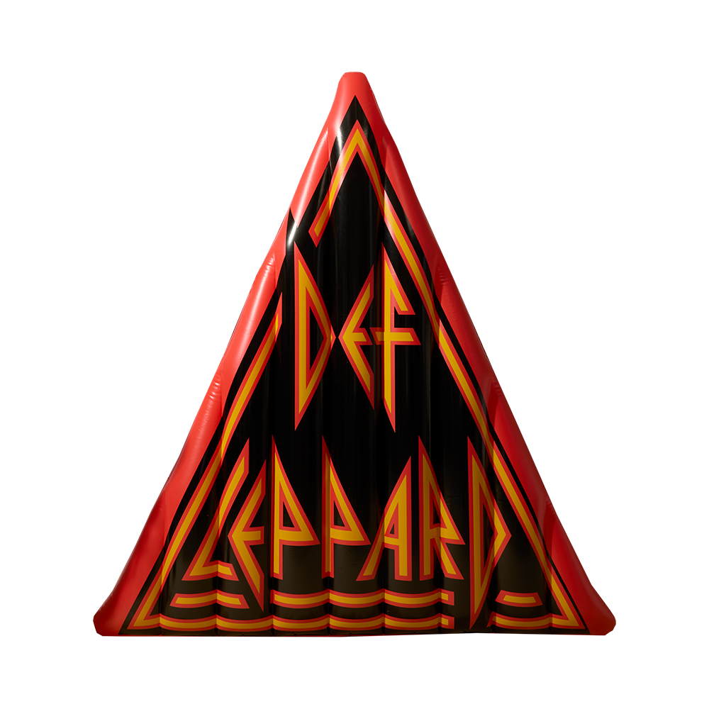 Def Leppard Triangle Logo Inflatable Lounger - Def Leppard
