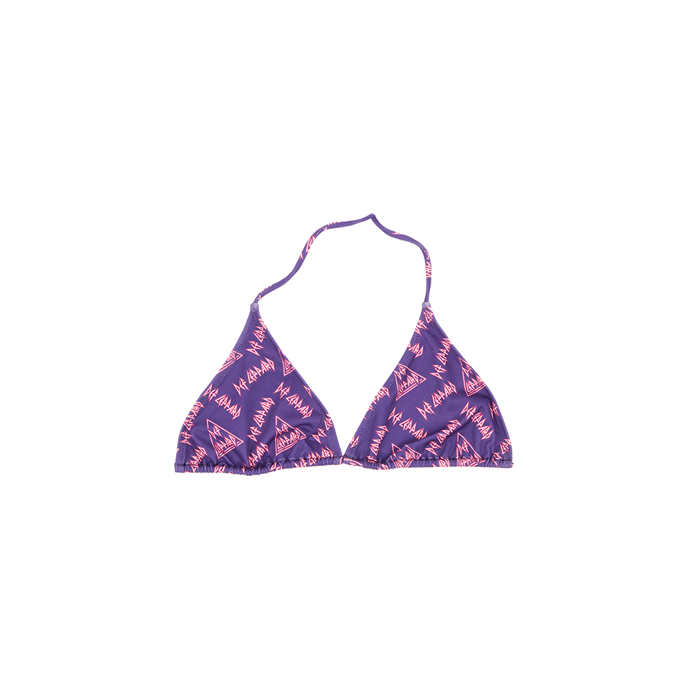 Def Leppard Logo Two Piece Bikini Top