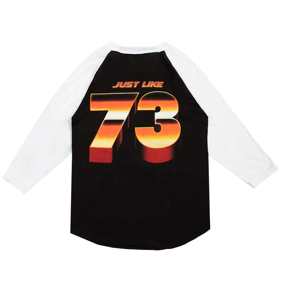 Just Like 73 Raglan Back