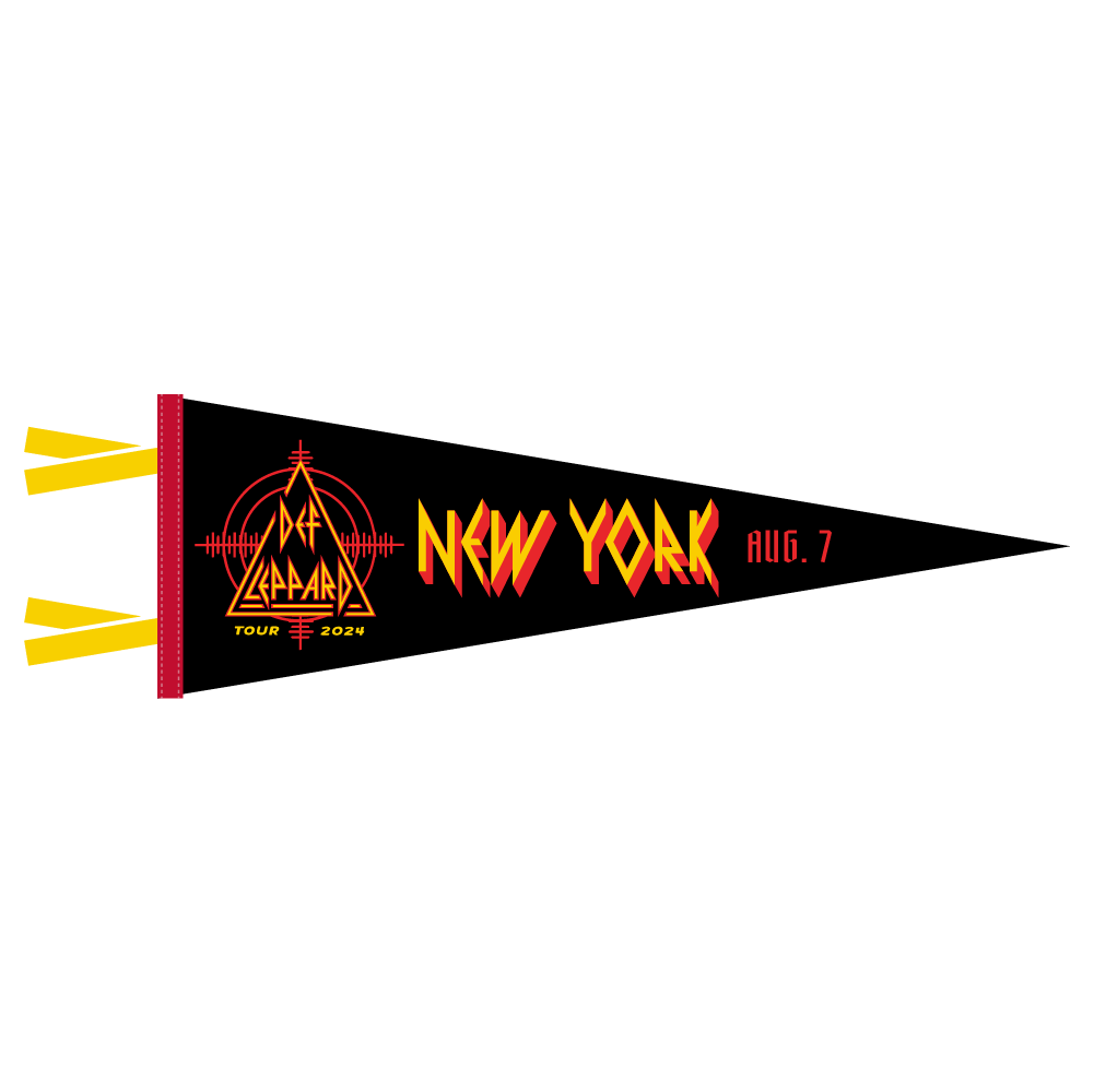 Def Leppard x Oxford Pennant 2024 New York, NY