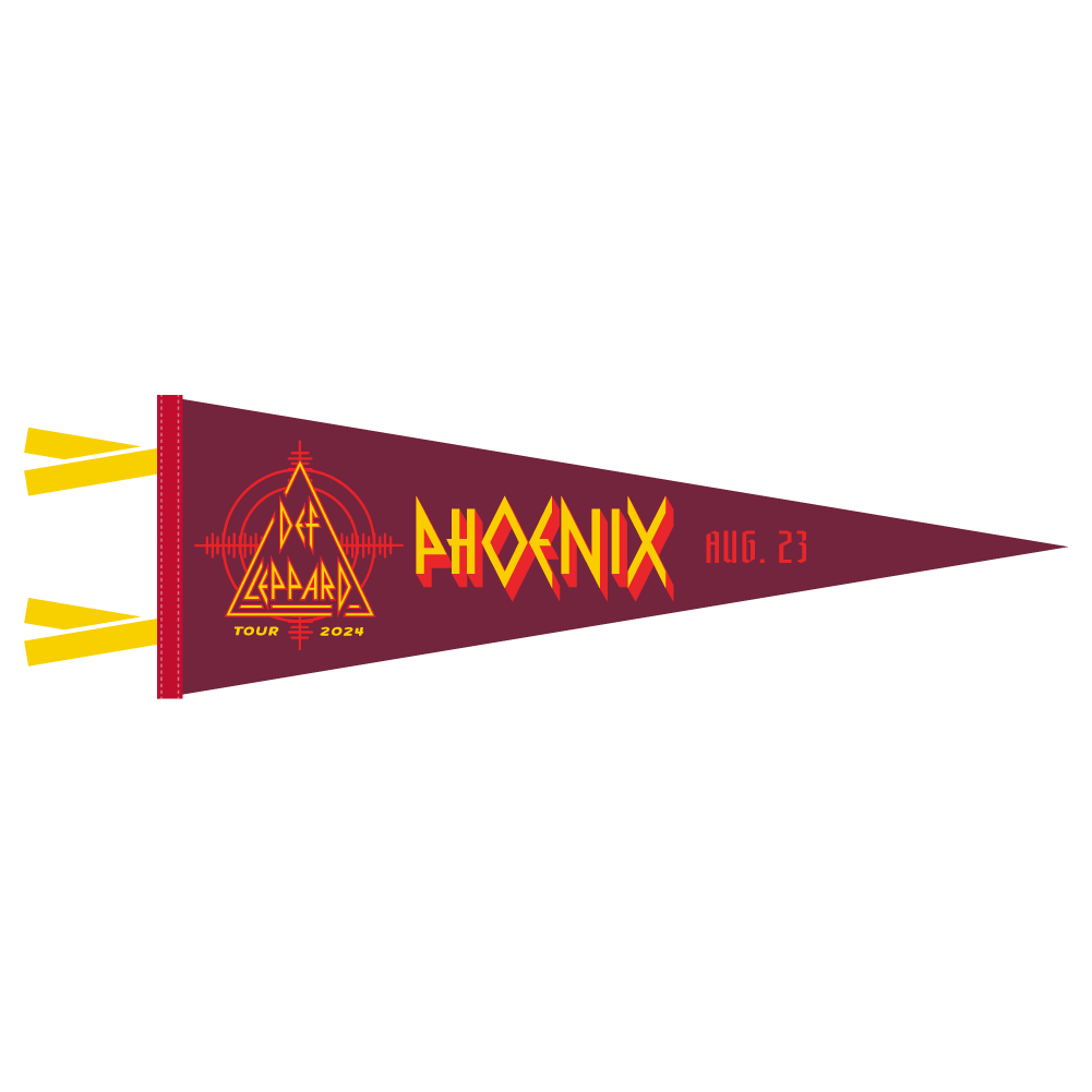 Def Leppard x Oxford Pennant 2024 Phoenix, AZ