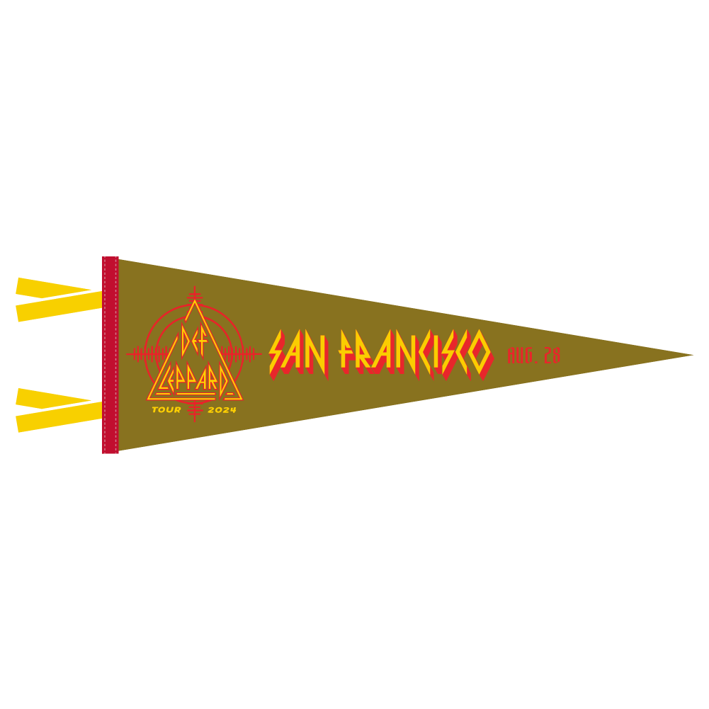 Def Leppard x Oxford Pennant 2024 San Francisco, CA