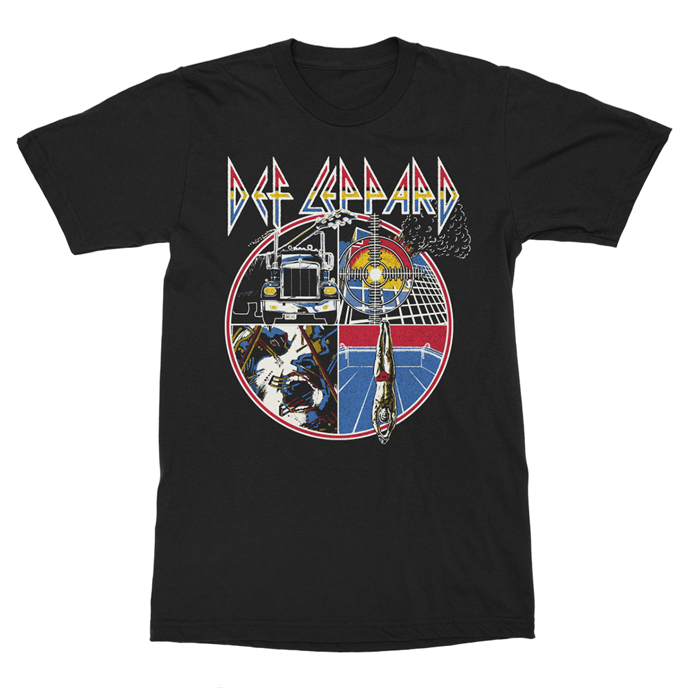 T shirt def leppard sales