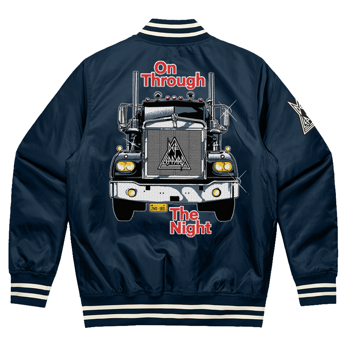 On Through The Night Bomber Jacket Back