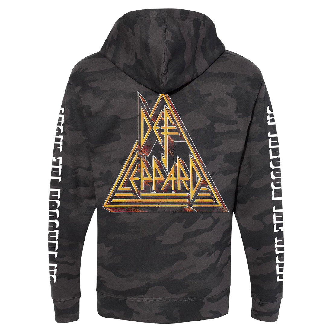 On Through The Night Camo Hoodie Back