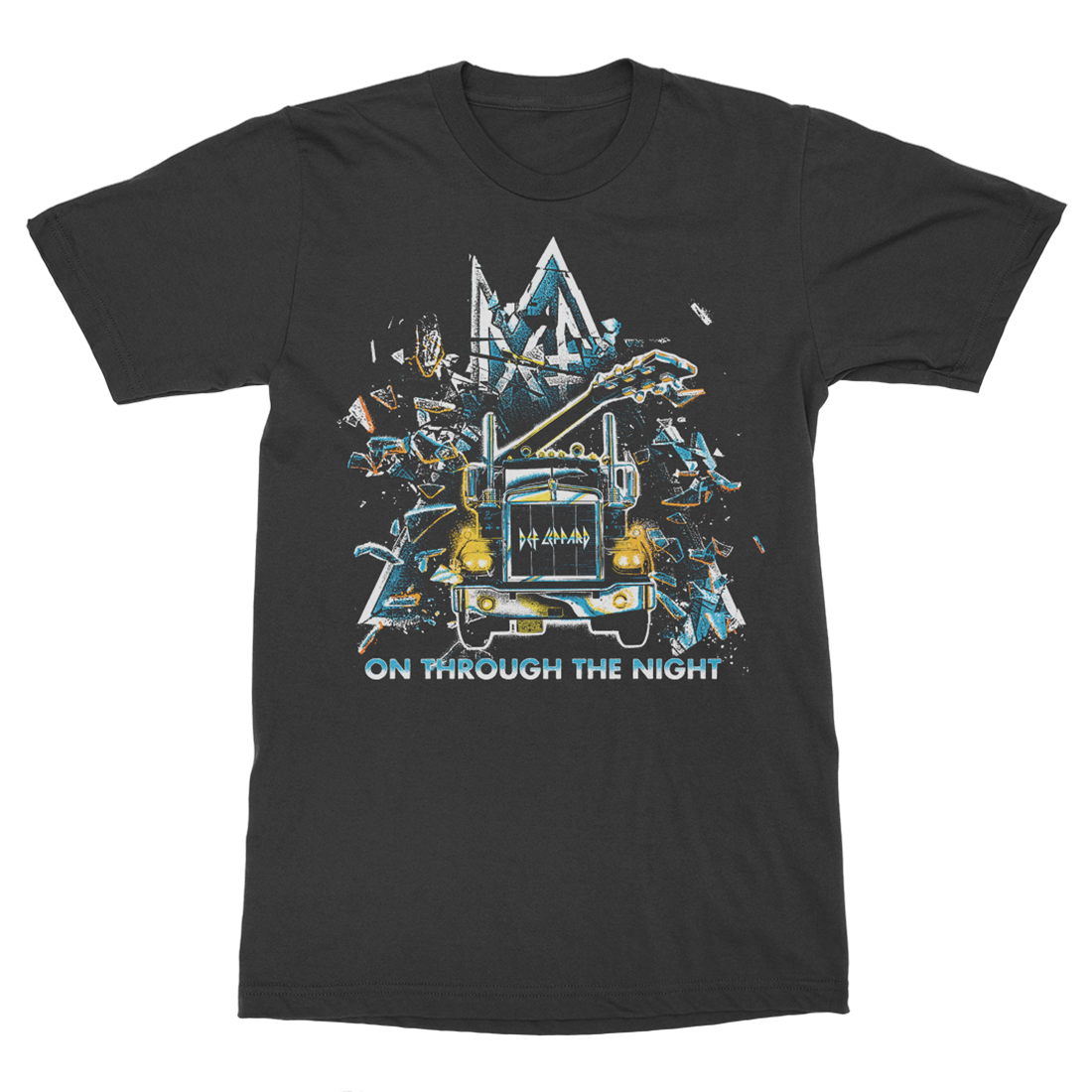 On Through The Night Track List T-Shirt Front