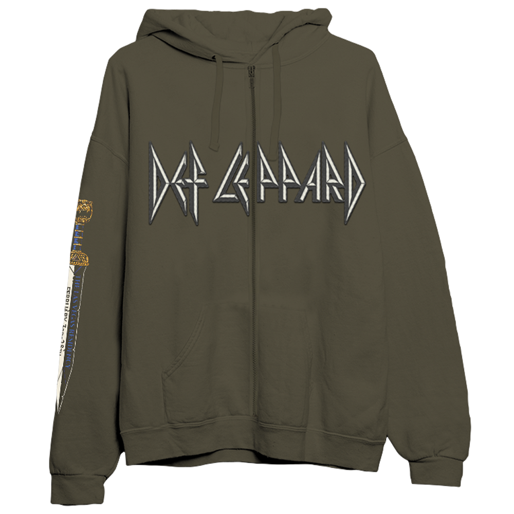 I Got Rocked Zip Hoodie - Def Leppard Official Store