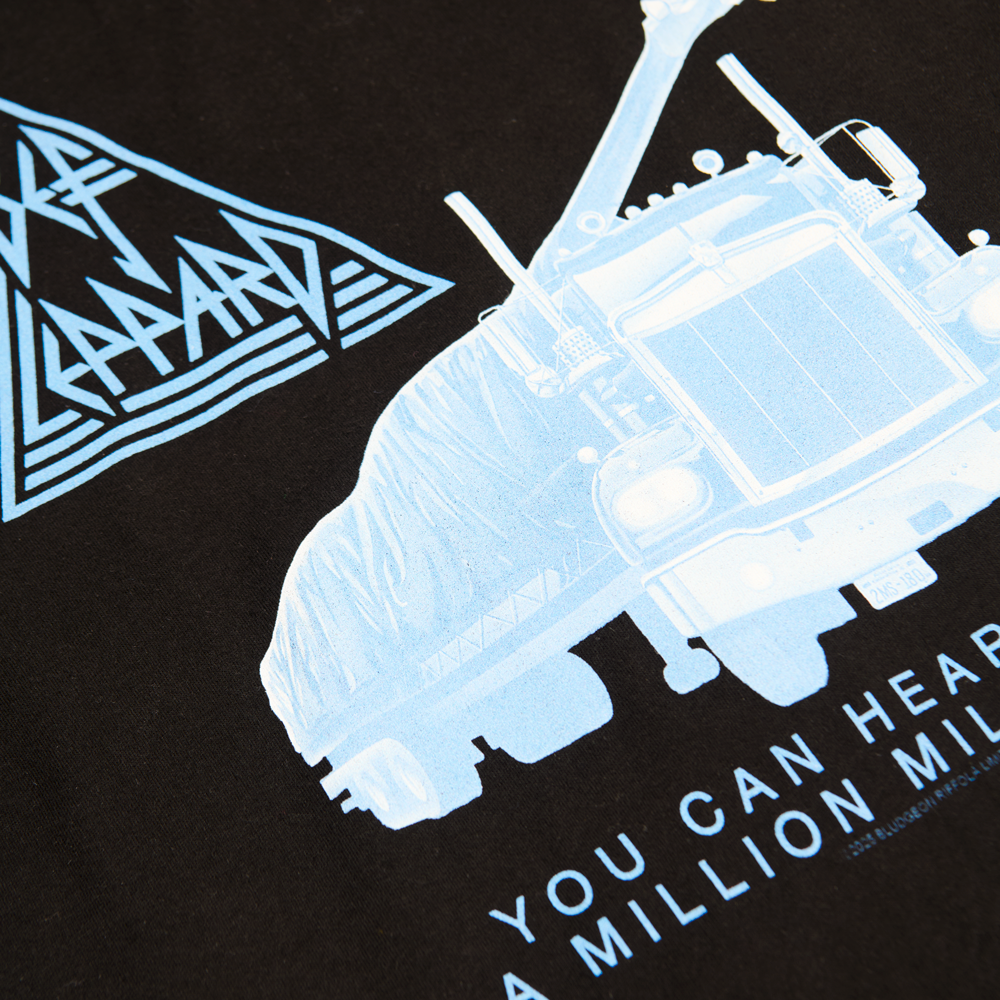 Million Miles Away Youth T-Shirt - Black Detail