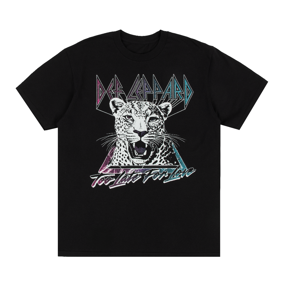 Too Late For Love T-Shirt - Def Leppard Official Store