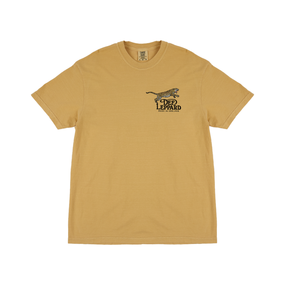 Def Leppard Let's Attraper Rocked Léopard Lightning Homme T Shirt Rock