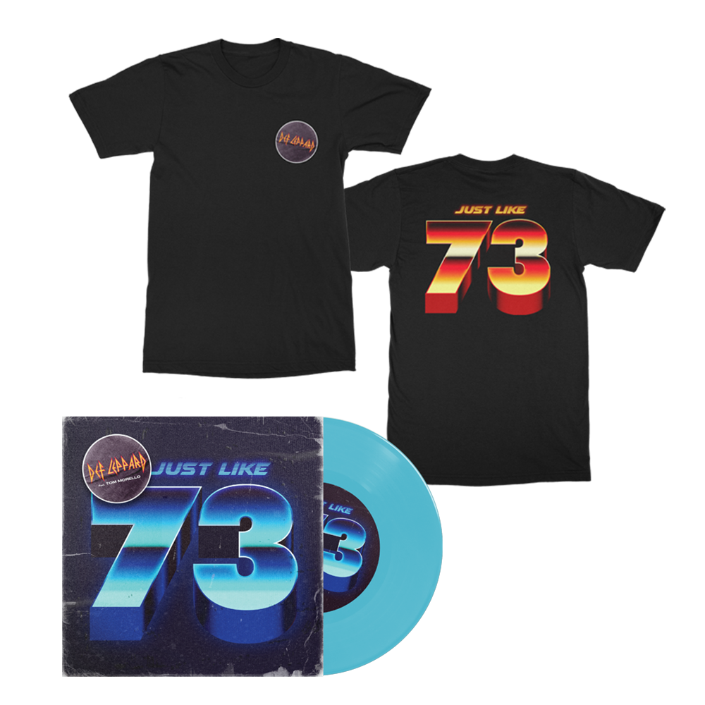 Just Like 73 (Blue 7”) + T-Shirt Bundle