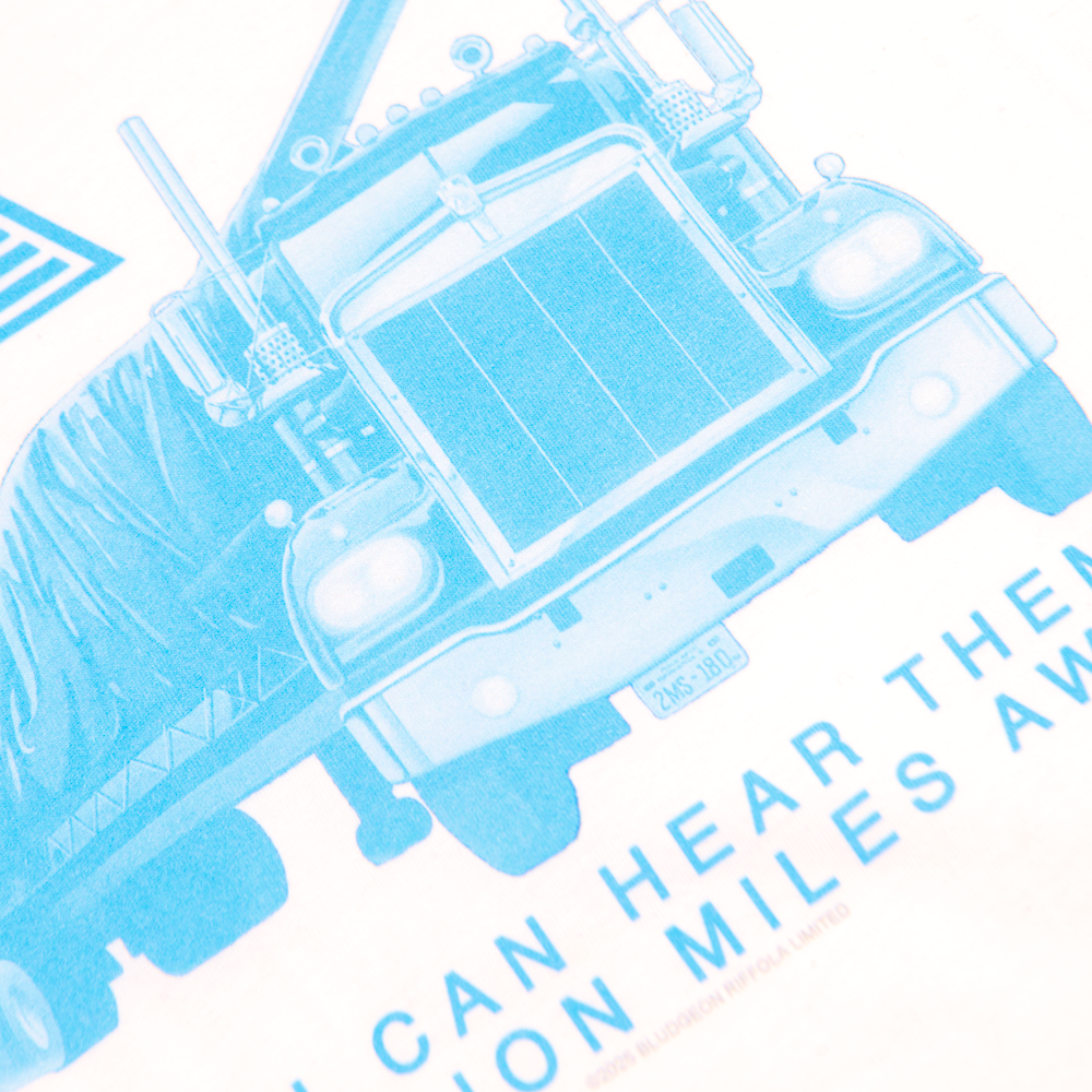 Million Miles Away Youth T-Shirts - White Detail