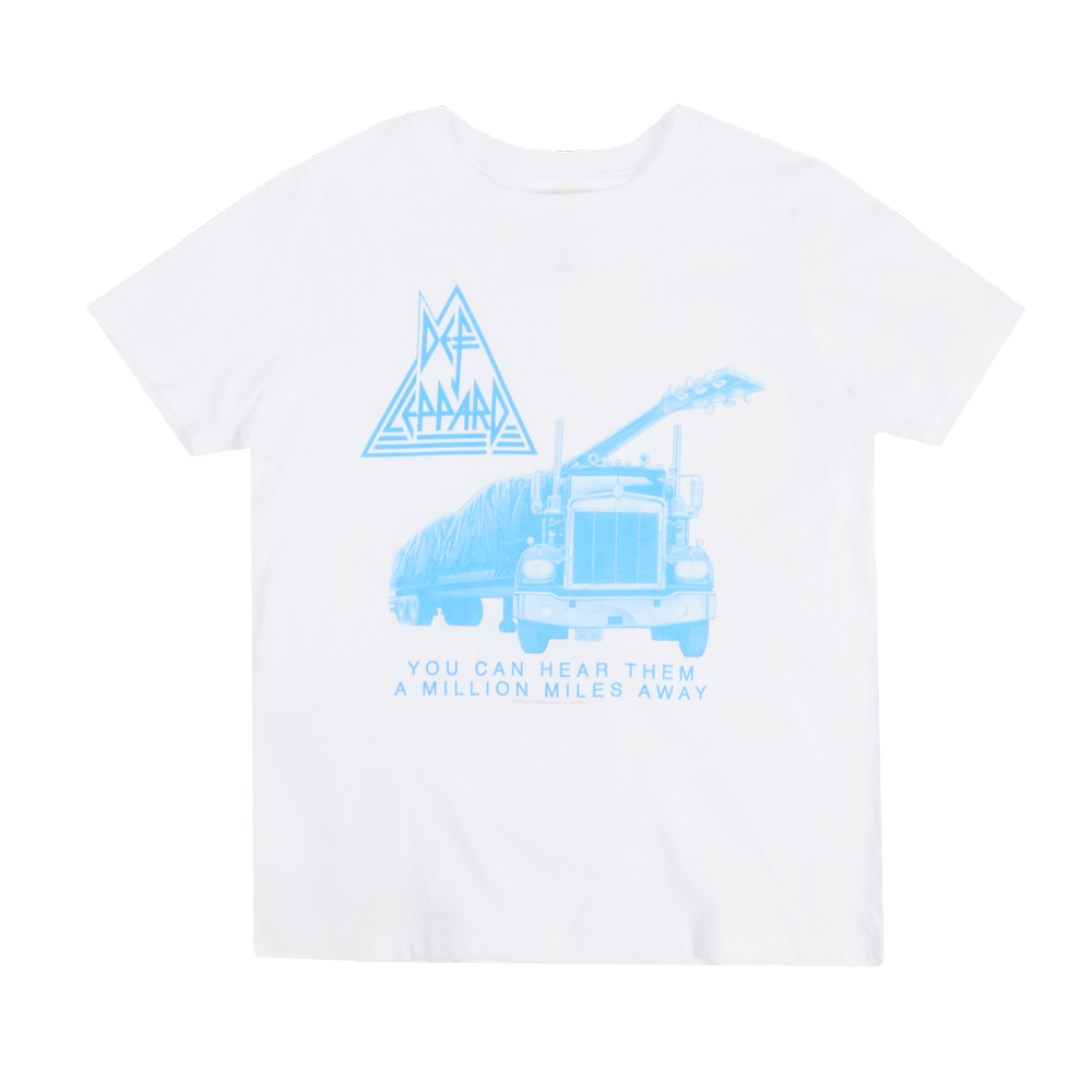 Million Miles Away Youth T-Shirts - White Front