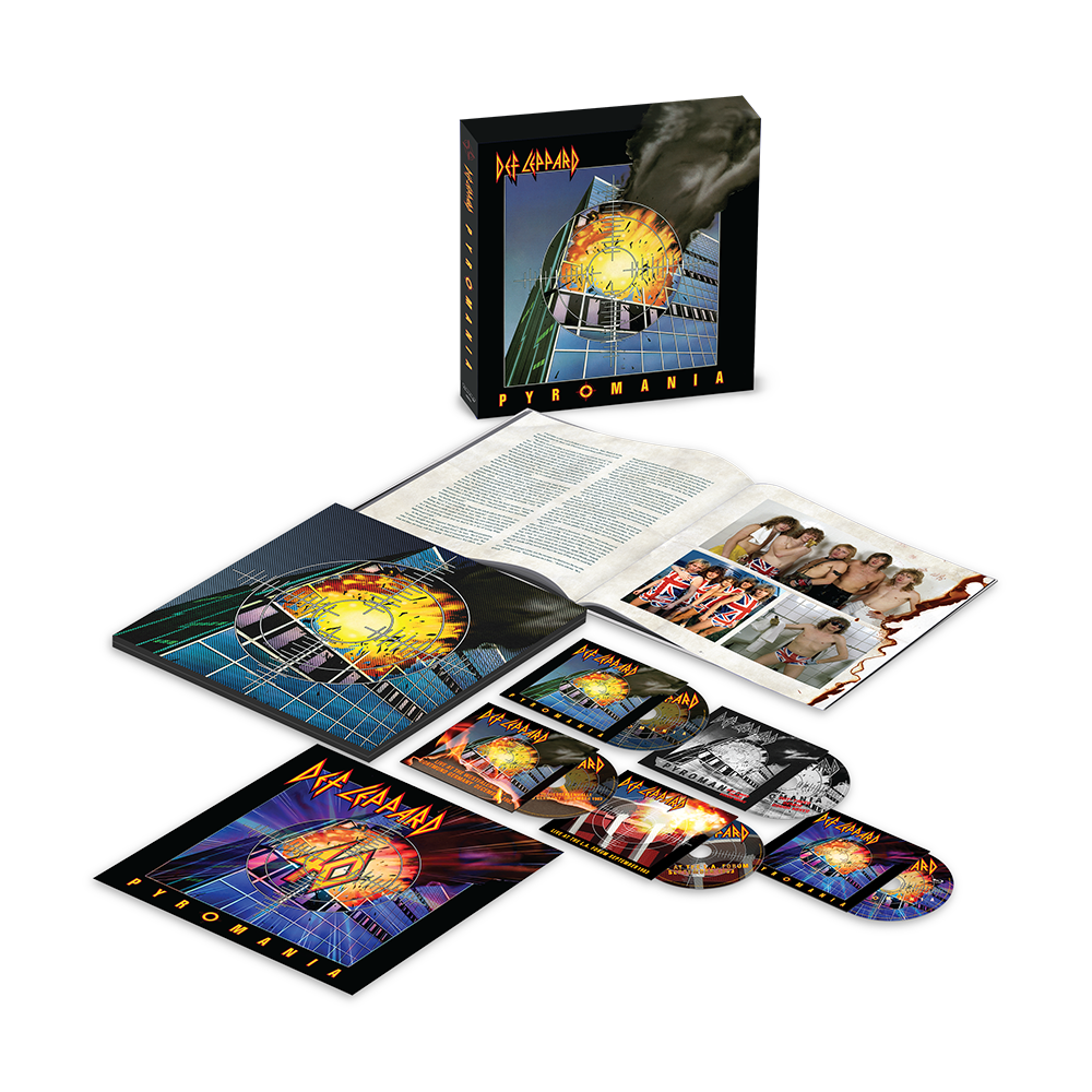 Pyromania Super Deluxe Edition 4CD/Blu-Ray - Def Leppard Official Pyromania Super Deluxe Edition 4CD/Blu-Ray - Def Leppard Official