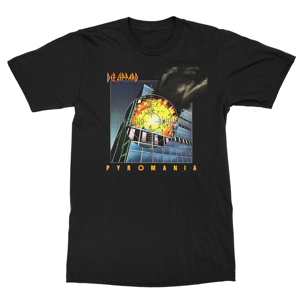 Pyromania T-Shirt - Def Leppard Official Store Pyromania T-Shirt - Def Leppard Official Store