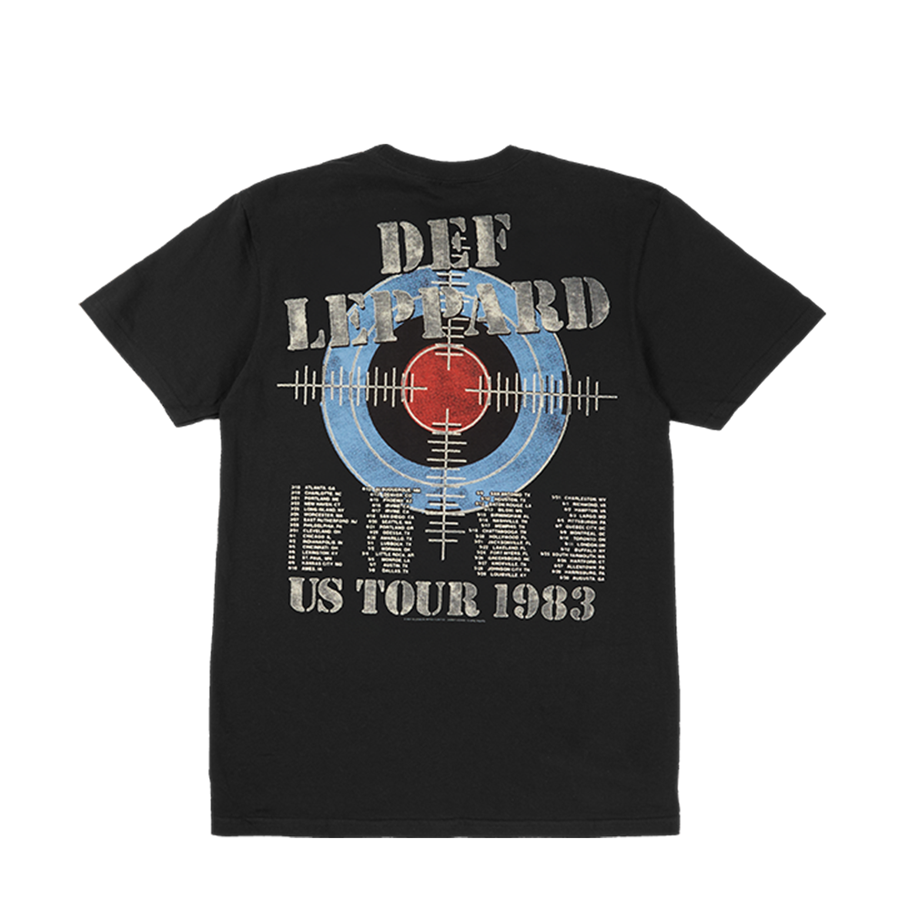 Pyro Bullseye US Tour 1983 T-Shirt Back