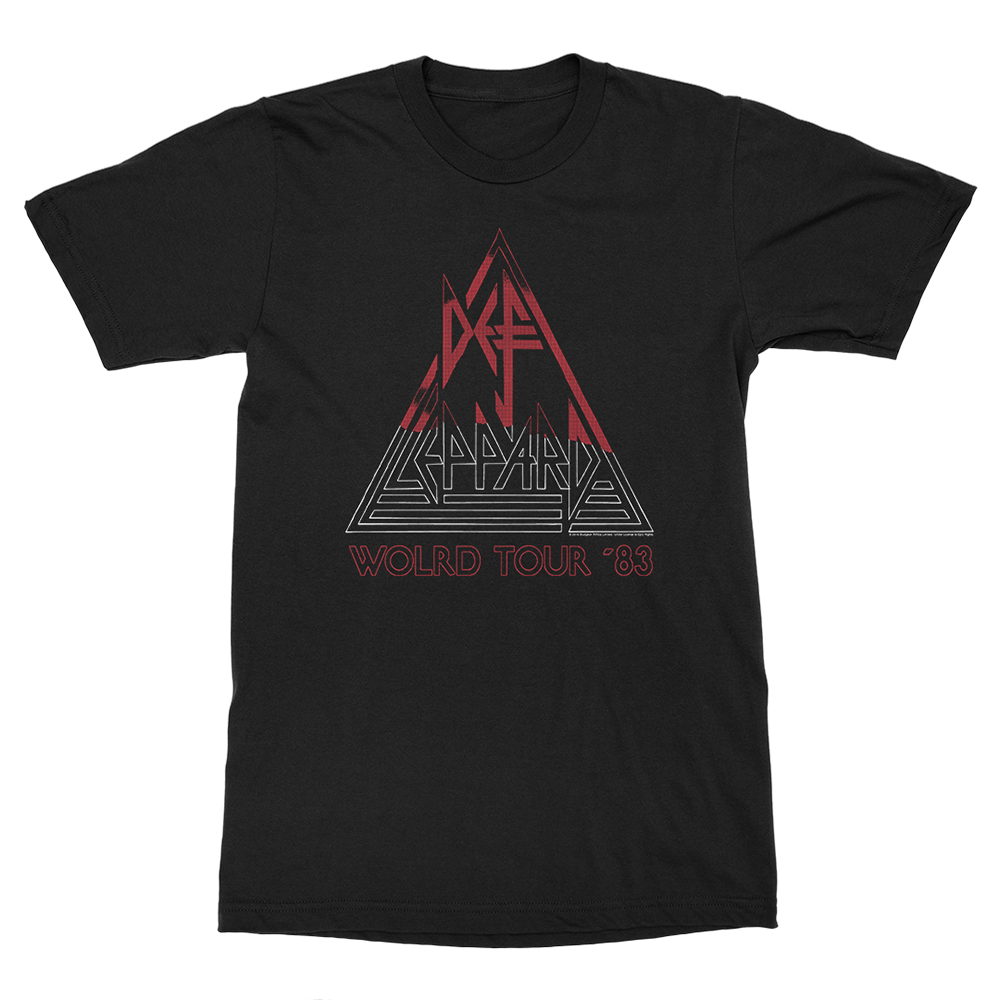 World Tour 83 T Shirt Def Leppard Official Store