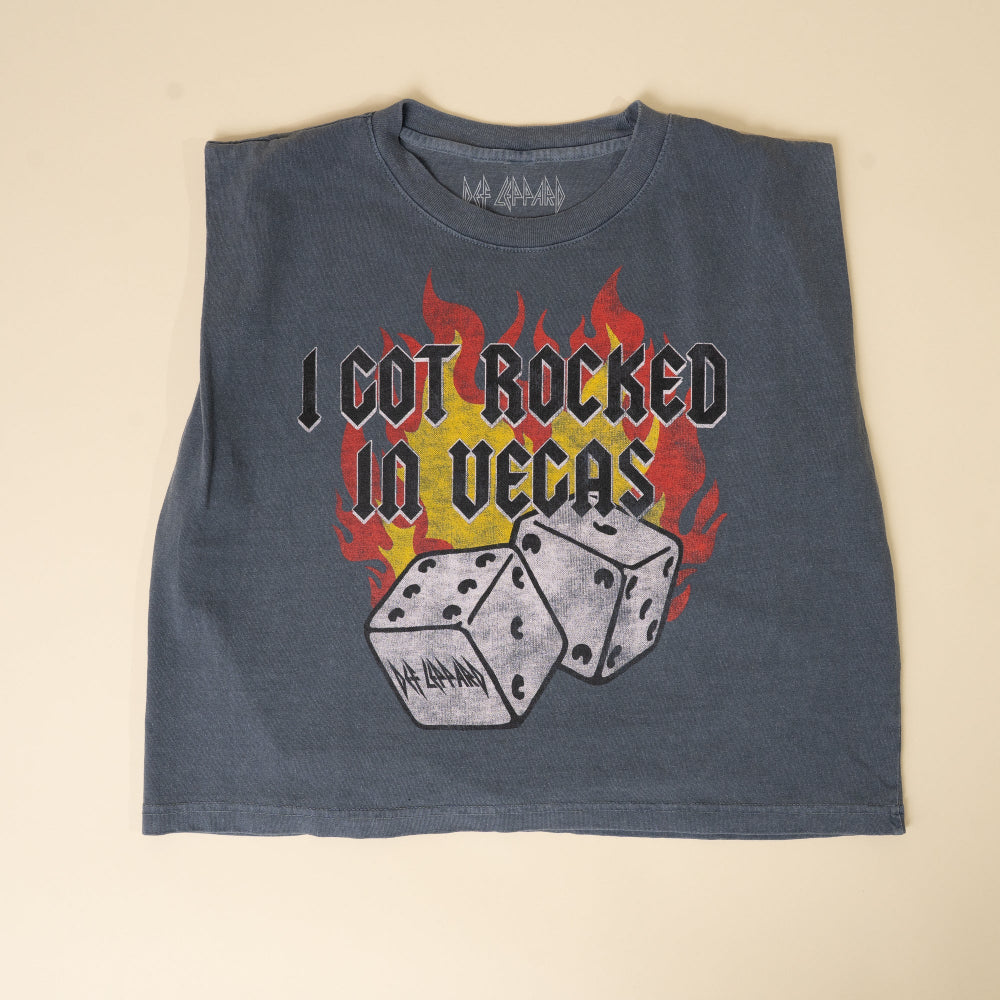I Got Rocked In Vegas Women's Crop T-Shirt In Use 1