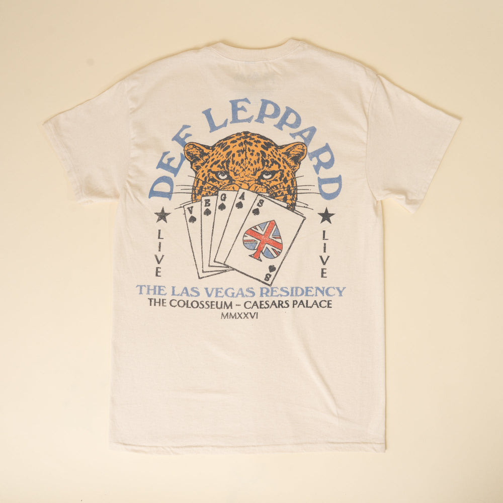 The Las Vegas Residency Card T-Shirt - Def Leppard Official Store