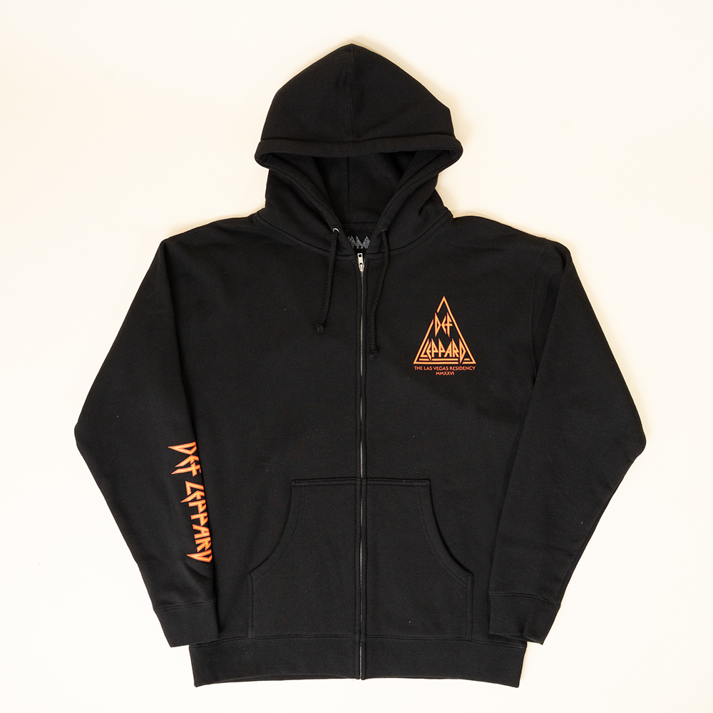 Live Las Vegas Zip Hoodie - Def Leppard Official Store Live Las Vegas Zip Hoodie - Def Leppard Official Store