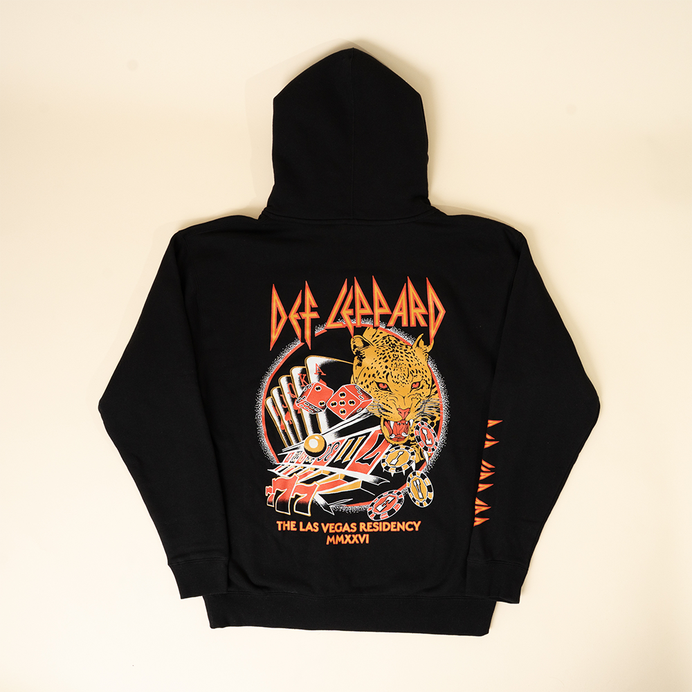 Live Las Vegas Zip Hoodie - Def Leppard Official Store Live Las Vegas Zip Hoodie - Def Leppard Official Store