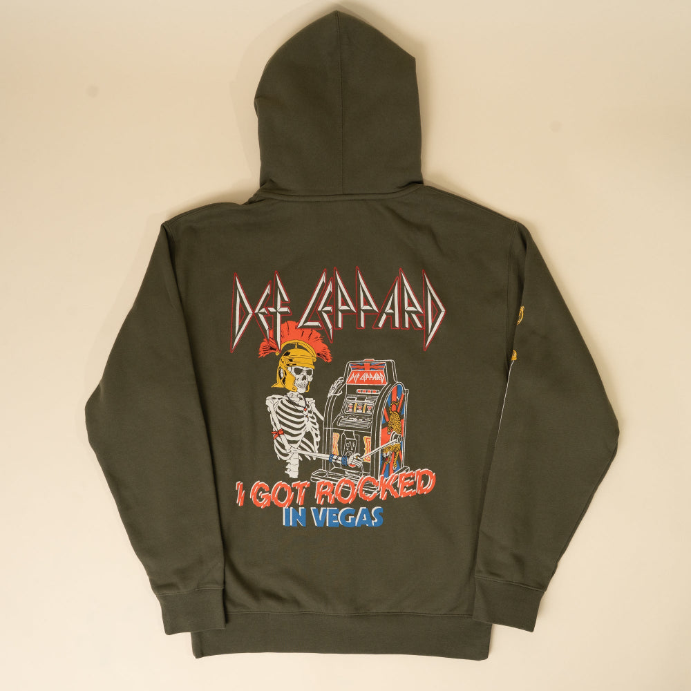 I Got Rocked Zip Hoodie - Def Leppard Official Store I Got Rocked Zip Hoodie - Def Leppard Official Store