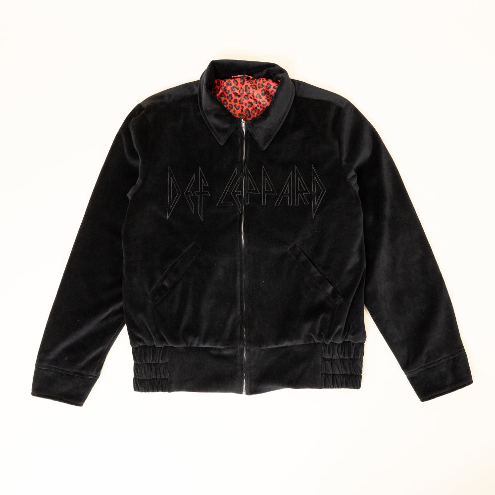 Leopard Velour Jacket - Def Leppard Official Store