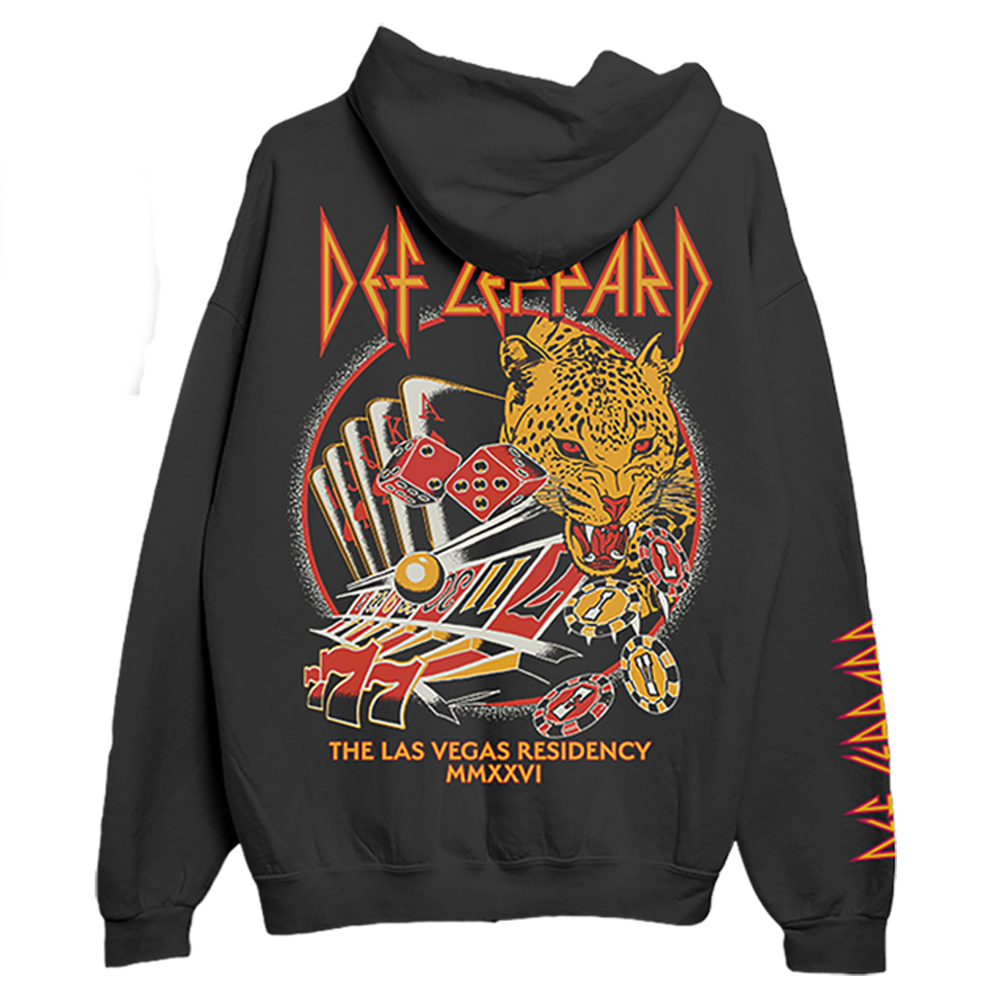 Live Las Vegas Zip Hoodie Back
