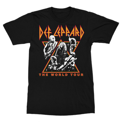World Tour Black T-Shirt Front