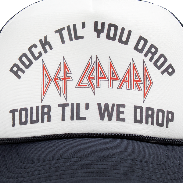 Rock Til You Drop Trucker Hat - Def Leppard Official Store