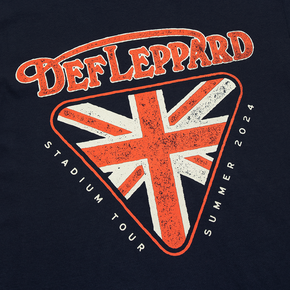 Union Jack Summer Stadium Tour T-Shirt Front Detail