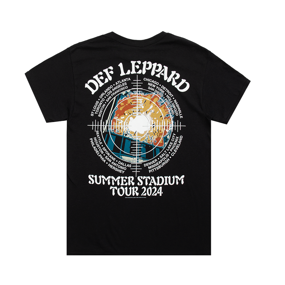 Vintage Summer Stadium Tour 2024 T-Shirt Back