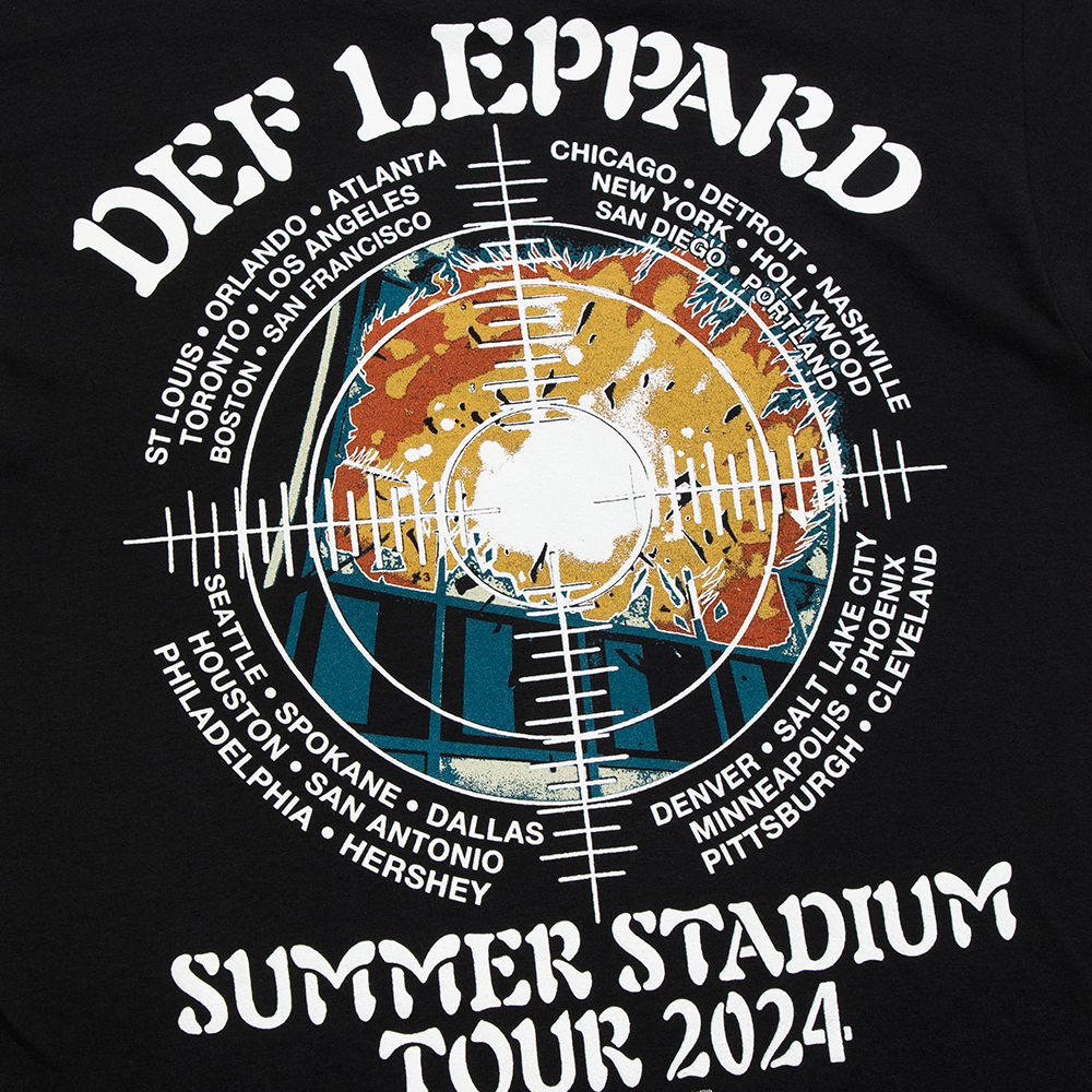 Vintage Summer Stadium Tour 2024 T-Shirt Back Detail