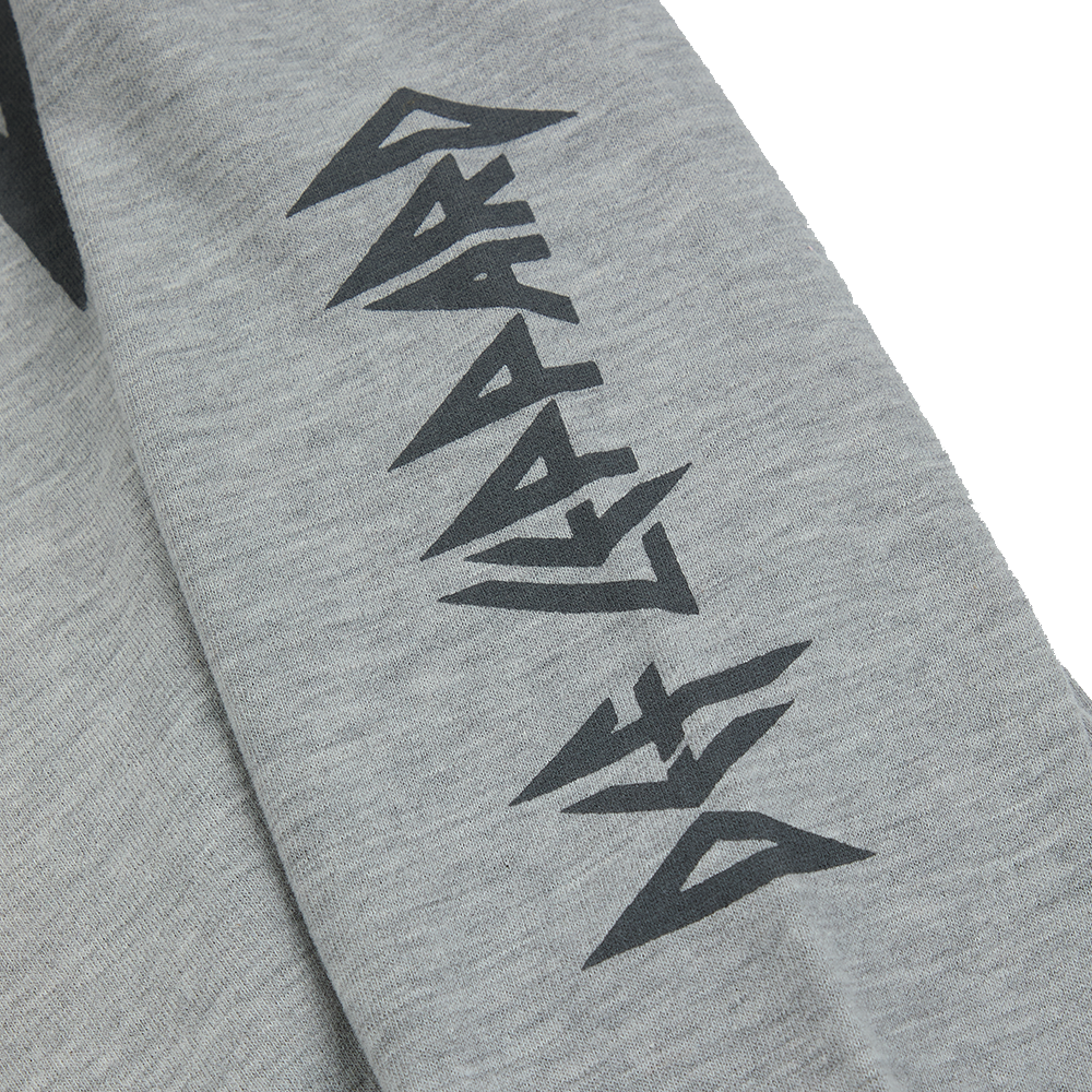 Rock Of Ages Jersey Henley Sleeve Detail