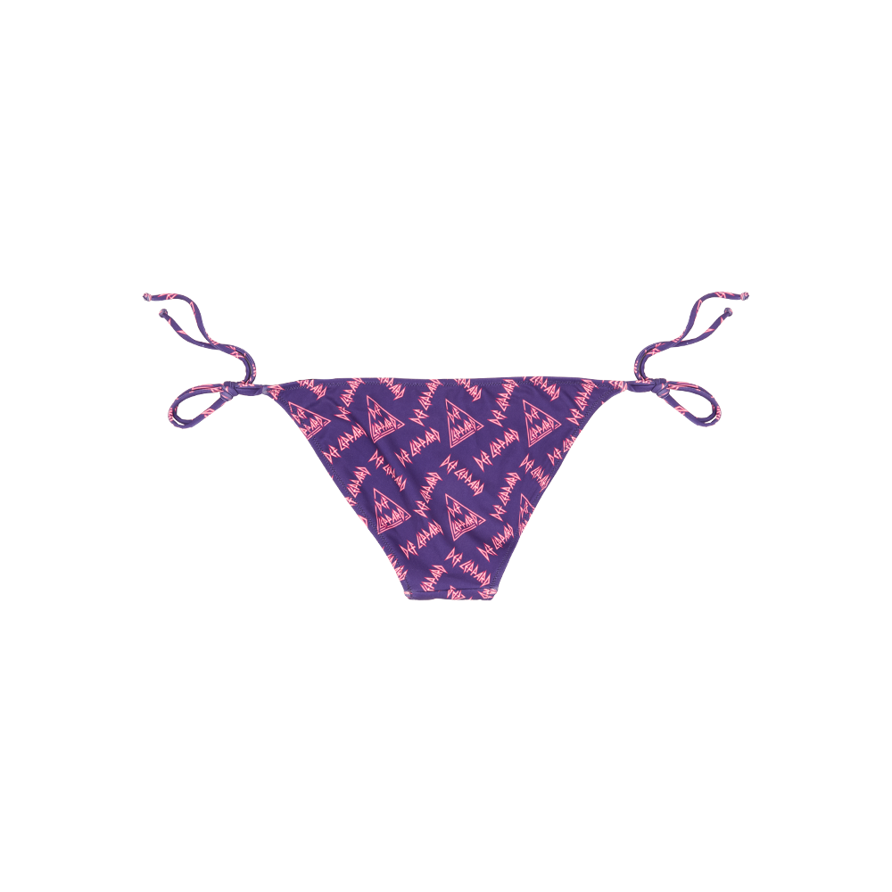 Def Leppard Logo Two Piece Bikini Bottom Back