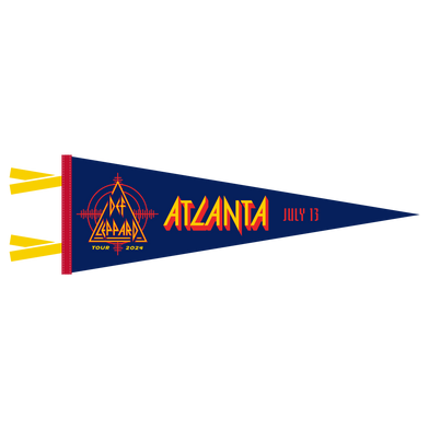 Def Leppard x Oxford Pennant 2024 Atlanta, GA