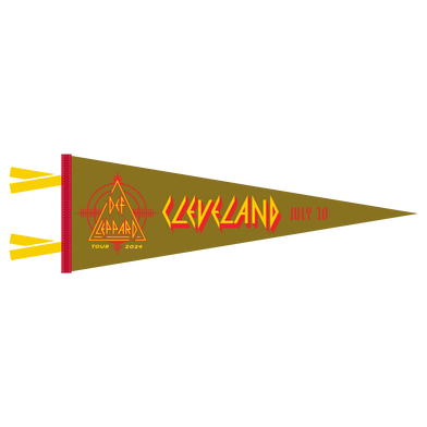 Def Leppard x Oxford Pennant 2024 Cleveland, OH