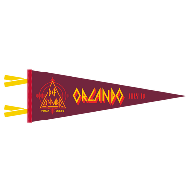 Def Leppard x Oxford Pennant 2024 Orlando, FL