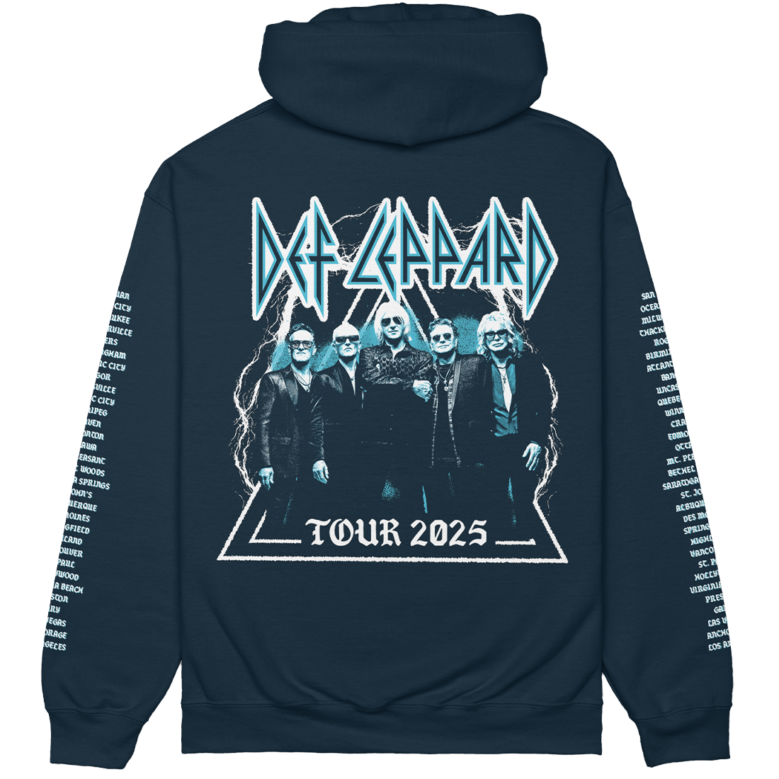 Electric Summer Tour 2025 Pullover Back