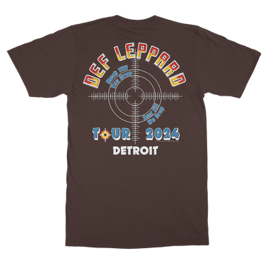 Detroit, MI 2024 Tour T-Shirt Back