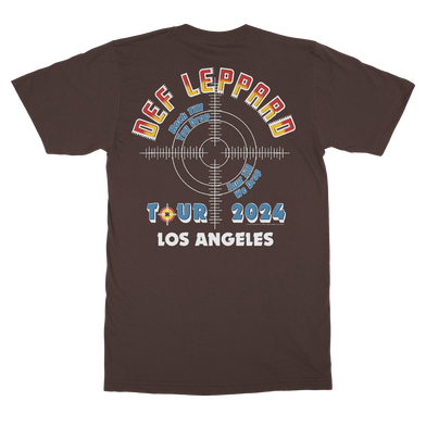 Los Angeles, CA 2024 Tour T-Shirt Back