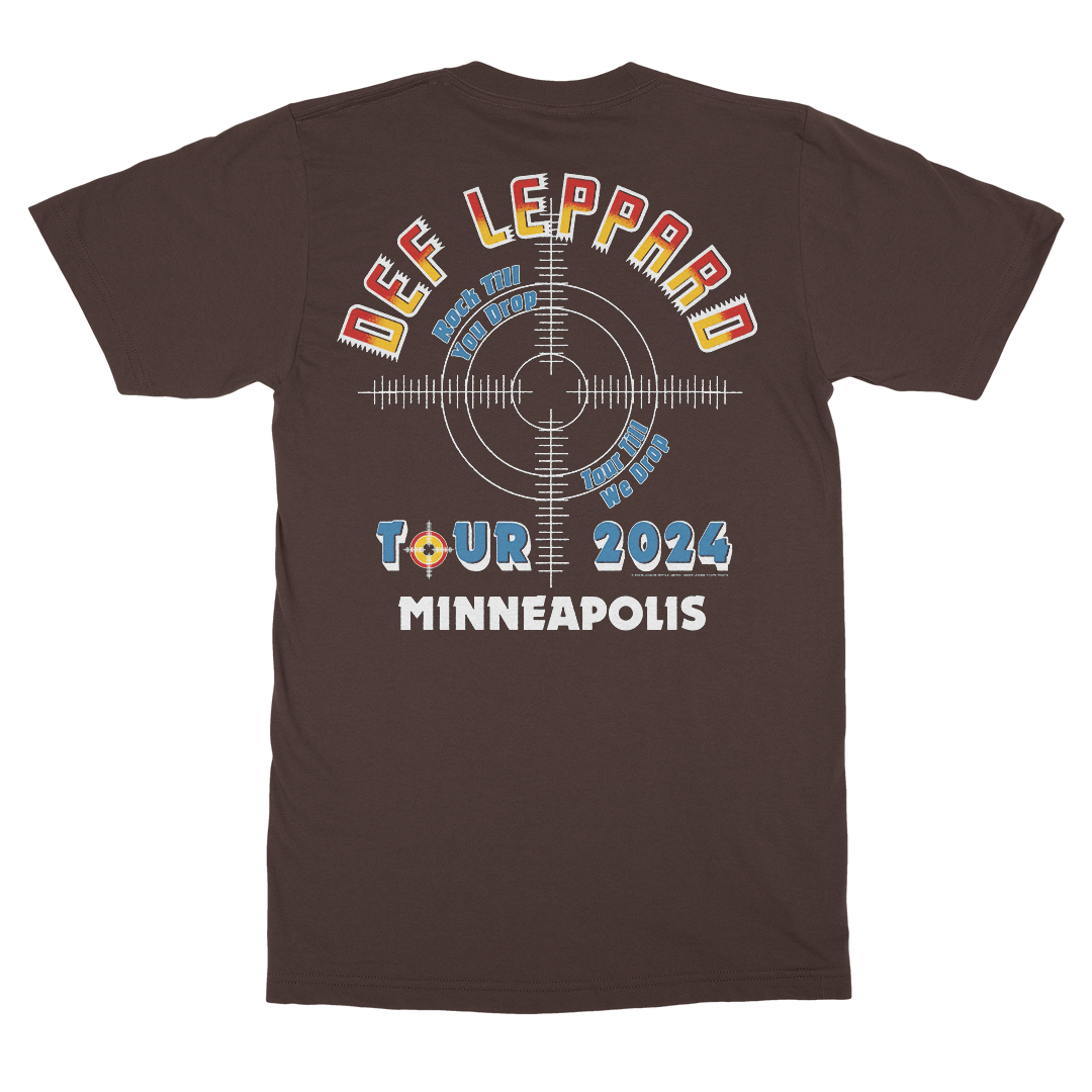 Minneapolis, MN 2024 Tour T-Shirt Back