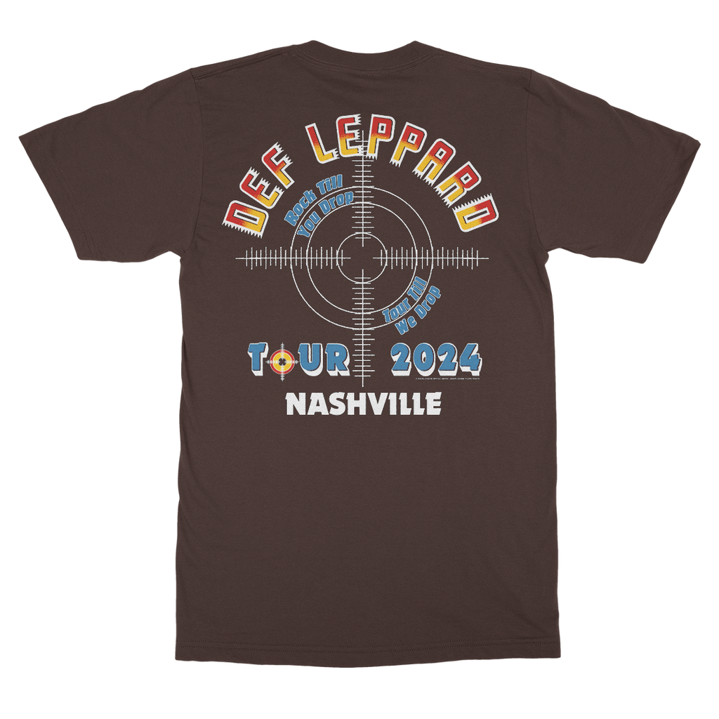 Nashville, TN 2024 Tour T-Shirt Back
