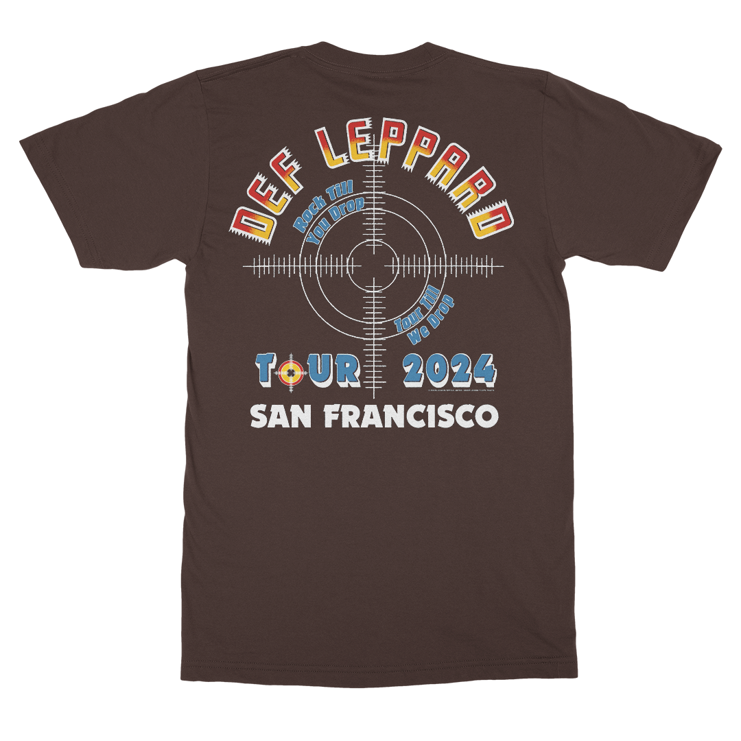 San Francisco, CA 2024 Tour T-Shirt Back